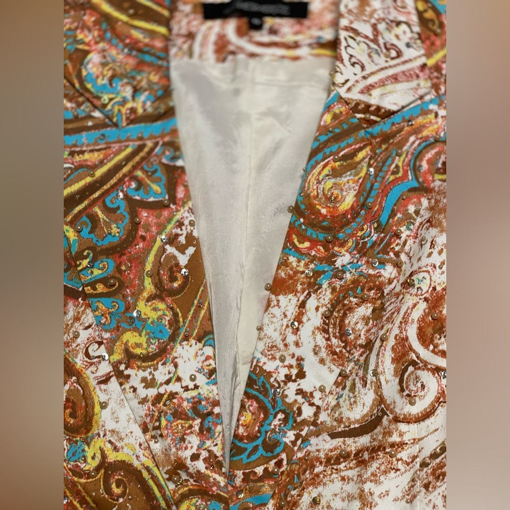 Mesmerize Jacket With Pearls And Sequins Applicat… - image 2